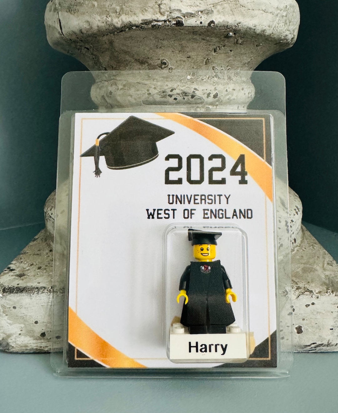 Personalised Graduation Lego Minifigure Gift With University & Year ...