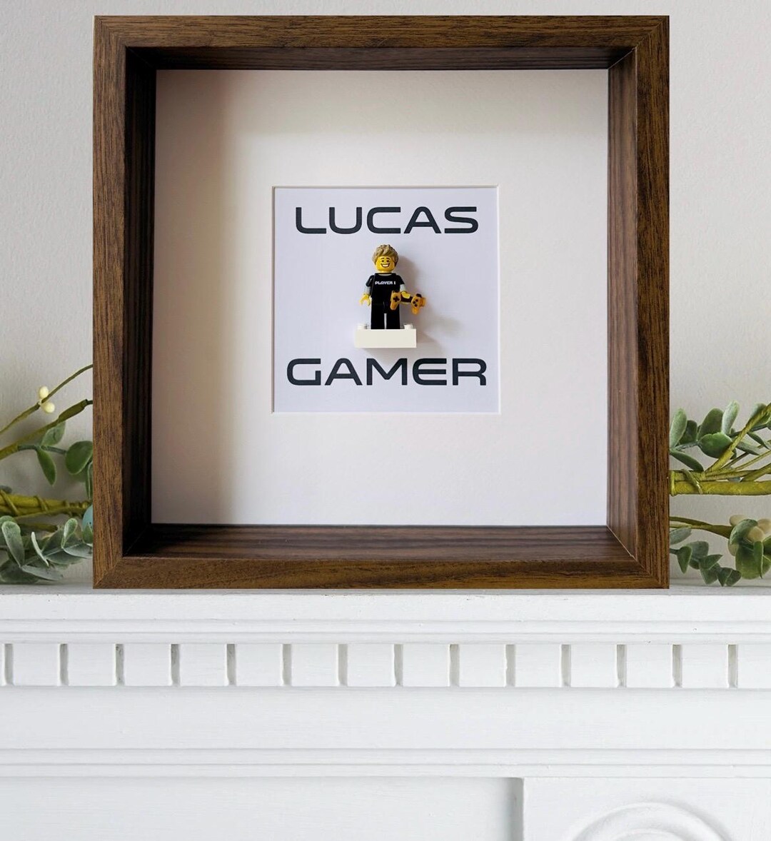 Personalised Gamer Mini Figure Frame - Etsy UK