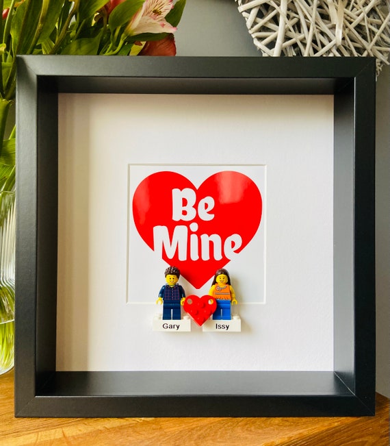 Minifiguras LEGO® enamorados personalizadas San Valentín