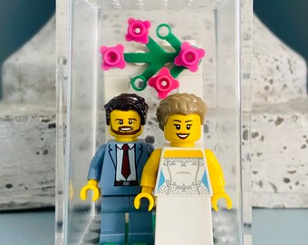 Personalised wedding mini figure set