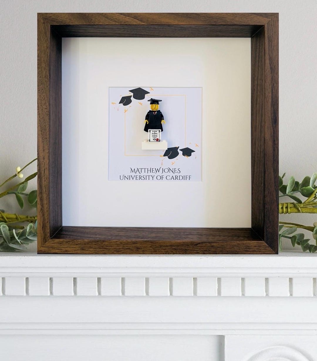 Personalized Graduation Minifigure Frame: University Gift - Etsy