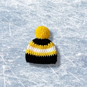 Baby Hockey Outfit, New Born Photo Prop, Boston Bruins Inspired image 2