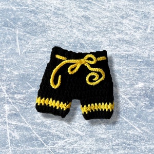 Baby Hockey Outfit, New Born Photo Prop, Boston Bruins Inspired image 3