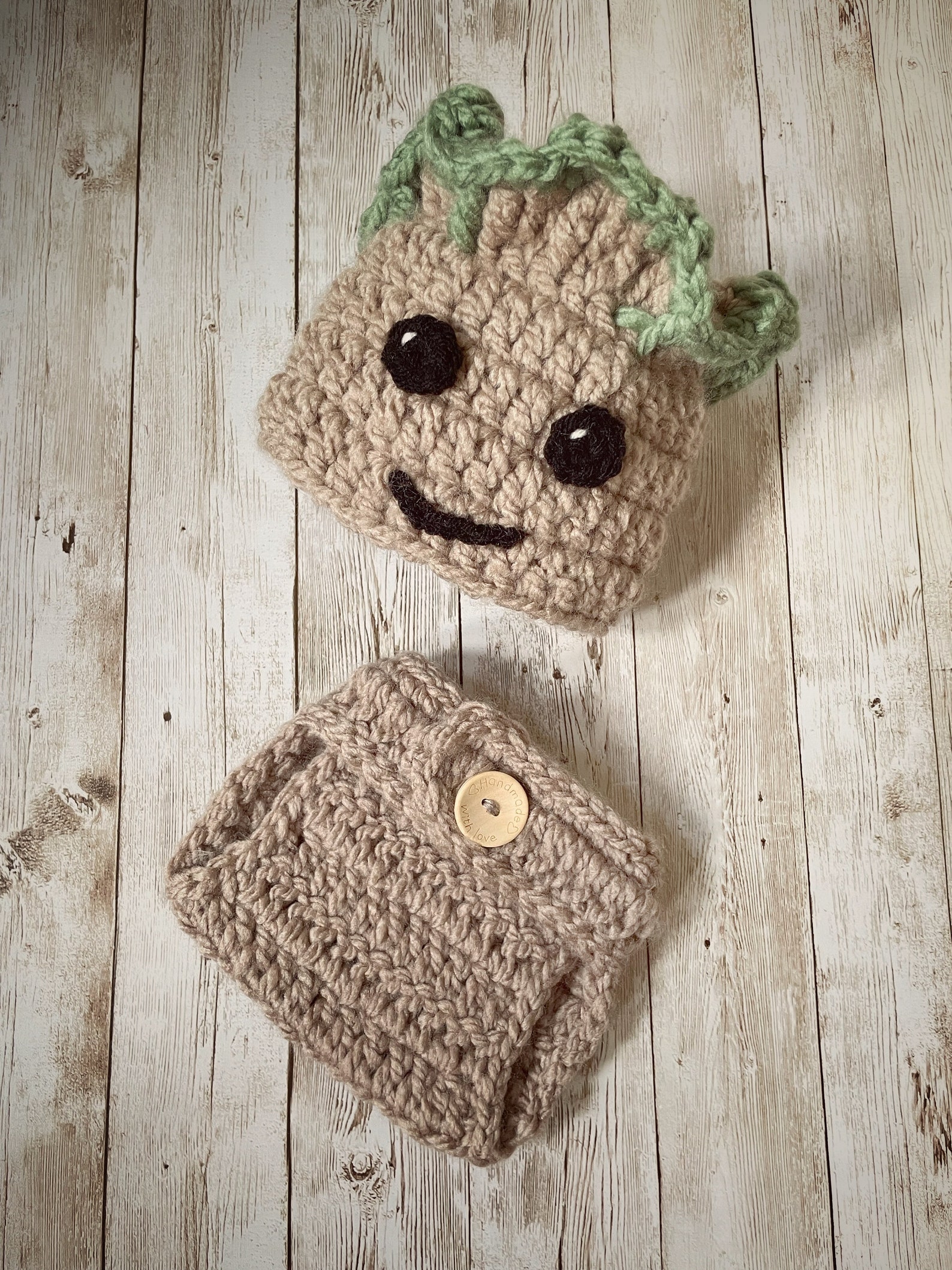 Baby Groot Hat Set Guardians of the Galaxy Photo Prop Etsy