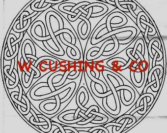 Celtic Knot, A Rug Hooking Pattern by Cactus Needle