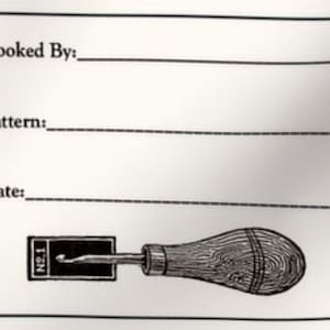 New HOOK Style Rug Labels, Be Sure to Label Your Rug! Rug Labels Pkg of 6