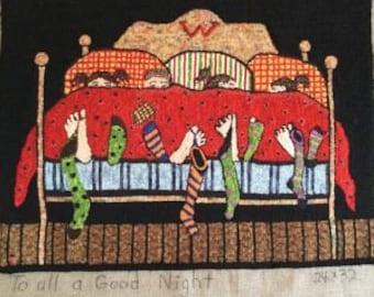 En vente en juillet : « À tous une bonne nuit », un modèle de tapis à crocheter de P is for Primitive