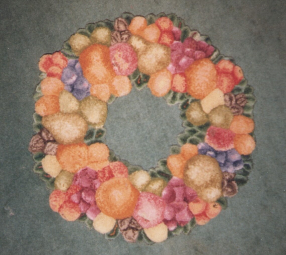Holiday Harvest Wreath, Rug Hooking Pattern - Etsy