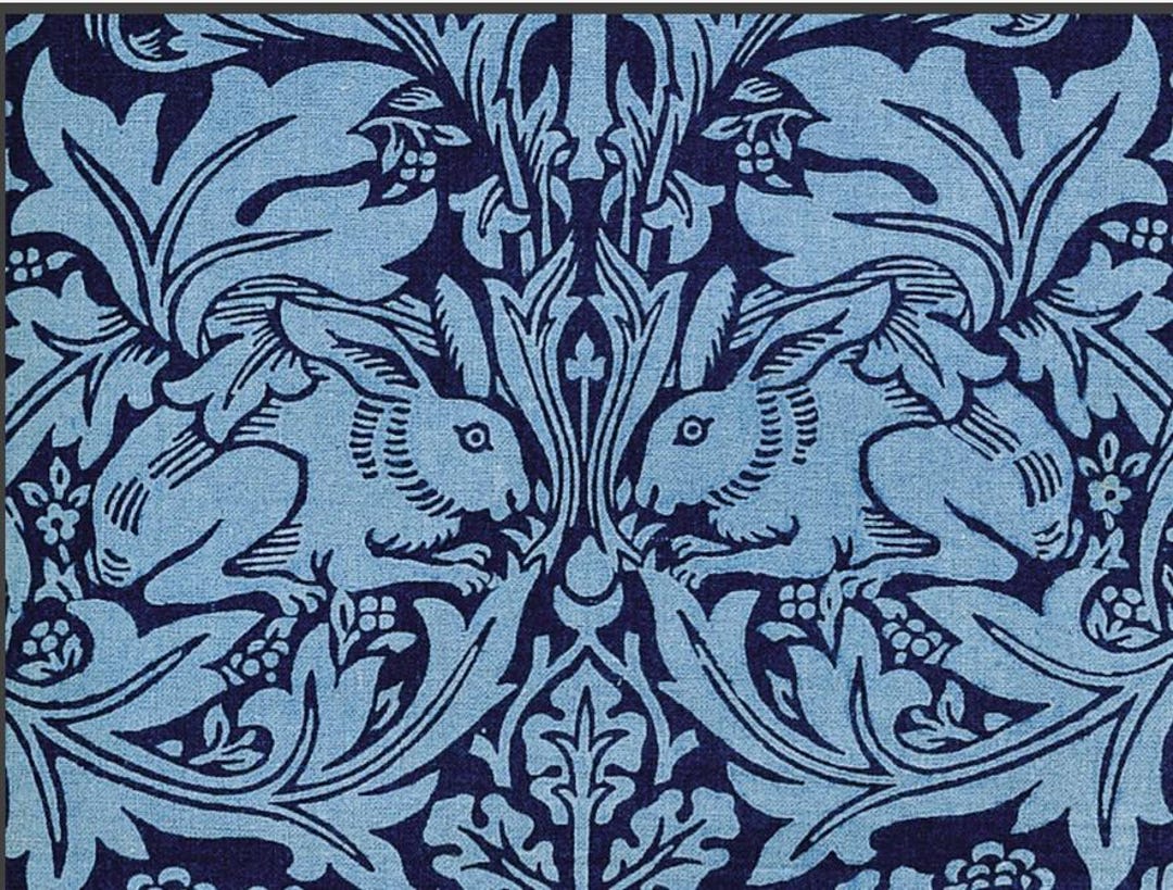 Brother Rabbit From the William Morris Collection 21 X 28 Rug Hooking ...