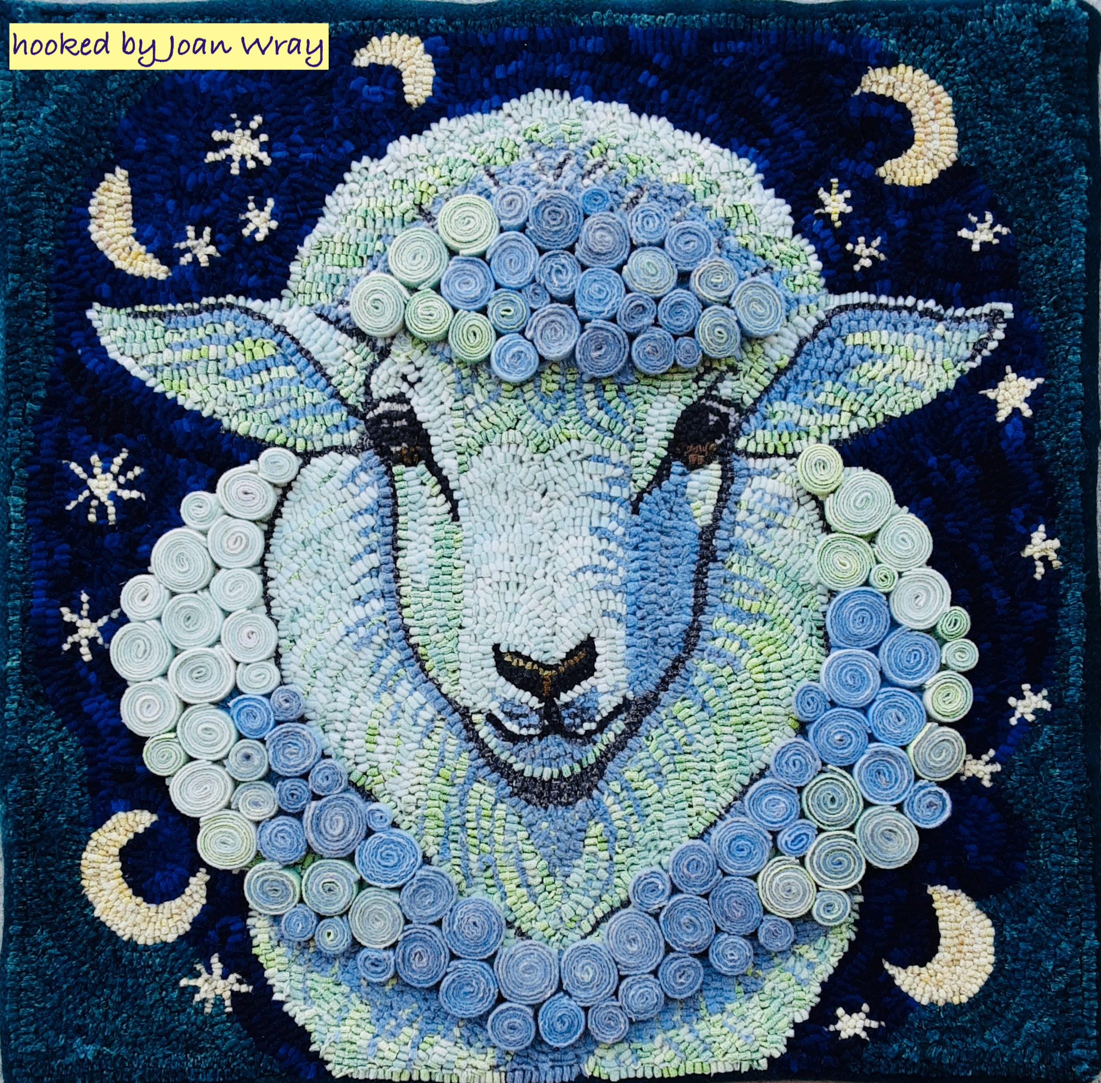 Good Night Sheep, A Rug Hooking Pattern by P is for Primitive - Etsy
