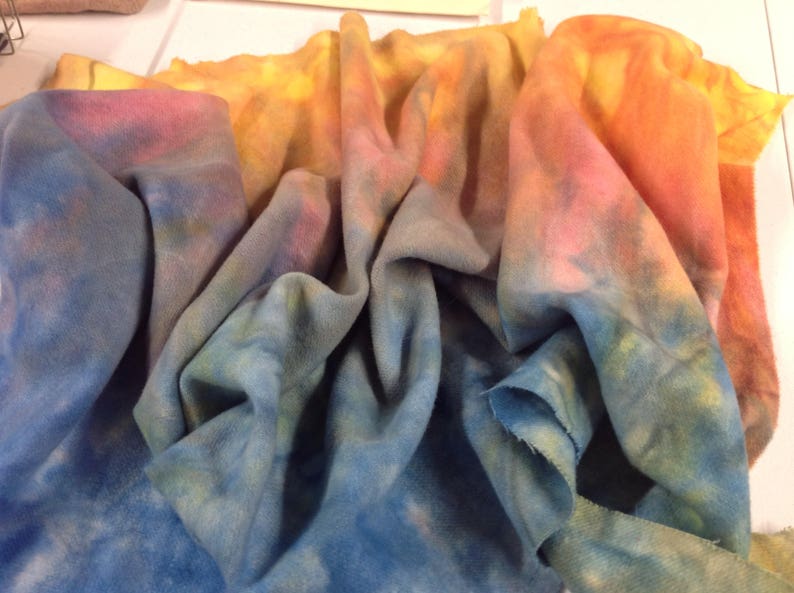 Dawn is a Custom Dyed Wool by Joan Moshimer's Studio, Half a yard image 1