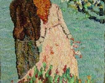 A Sale Pattern for September -Bride, by Sharon Smith, Rug Hooking Pattern