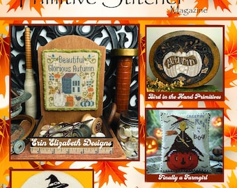 Fall is HERE!  2026 Fall Punch Needle and Primitive Stitcher Magazine is HERE!