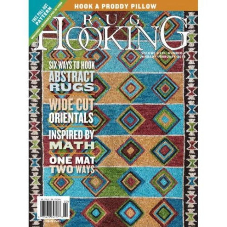 January February 2015 Rug Hooking Magazine FREE SHIPPING Etsy
