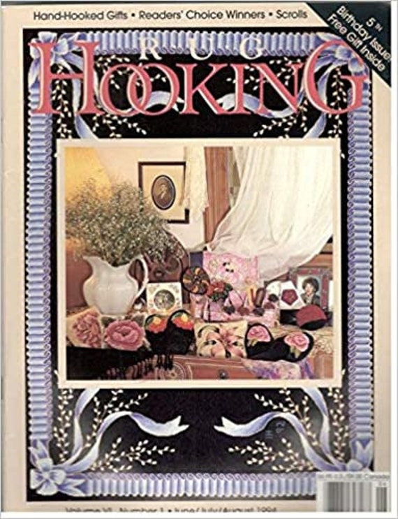 June July August 1994 Rug Hooking Magazine FREE SHIPPING Etsy