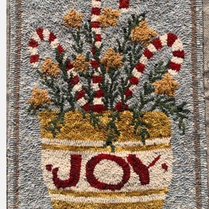JOY!!  A Rug Hooking Pattern by P is for Primitive