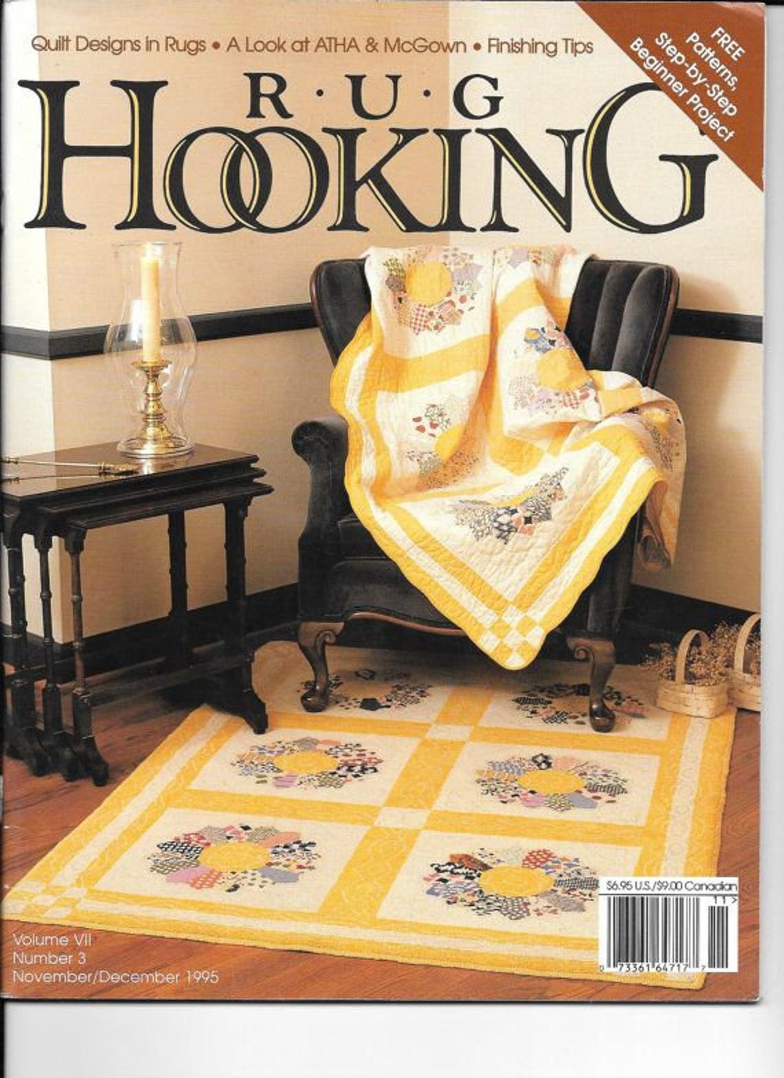 November December 1995 Rug Hooking Magazine FREE SHIPPING Etsy