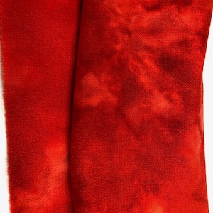 Santa Suit Red Hand Dyed Wool – Half Yard piece