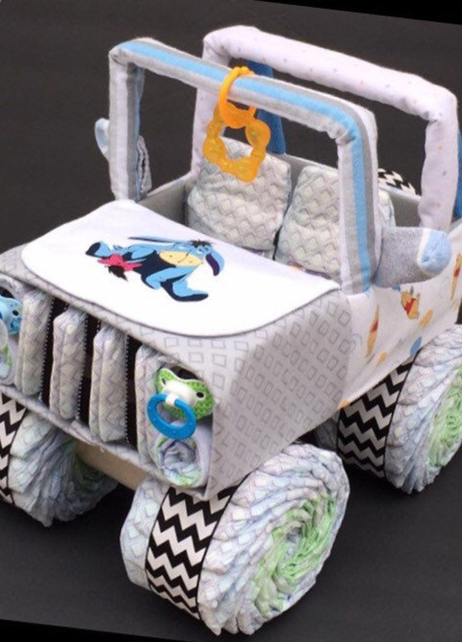 Owl jeep diaper cake diaper cake diaper centerpiece diaper Etsy