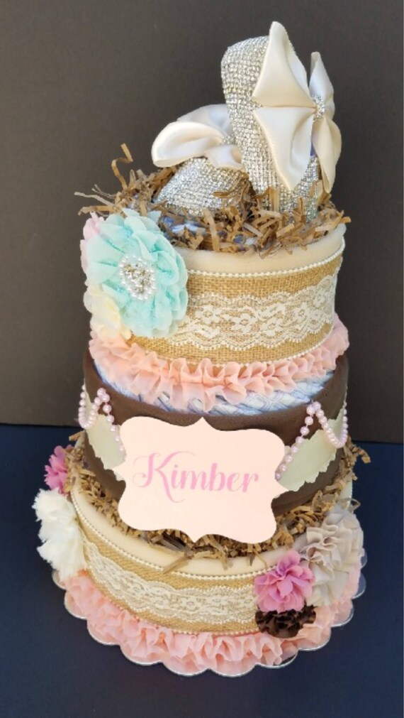 Vintage Baby Shower Vintage Baby Vintage Diaper Cake Diaper Etsy