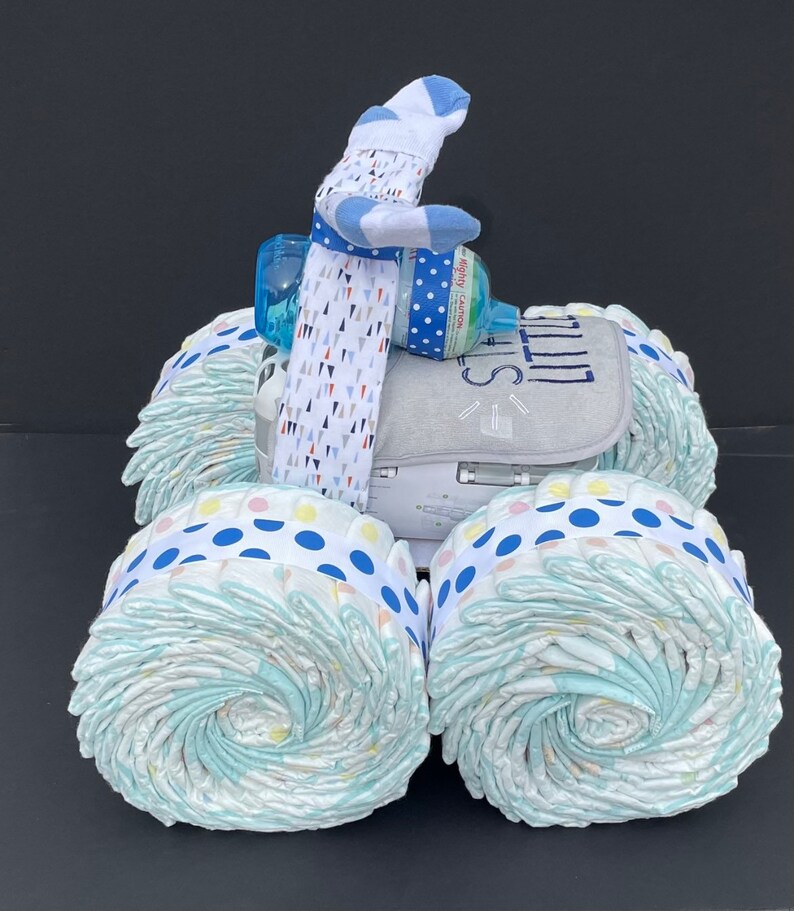 Diaper Cake Boy Diaper Bike Diaper Cake Unique Baby Gift Etsy Canada