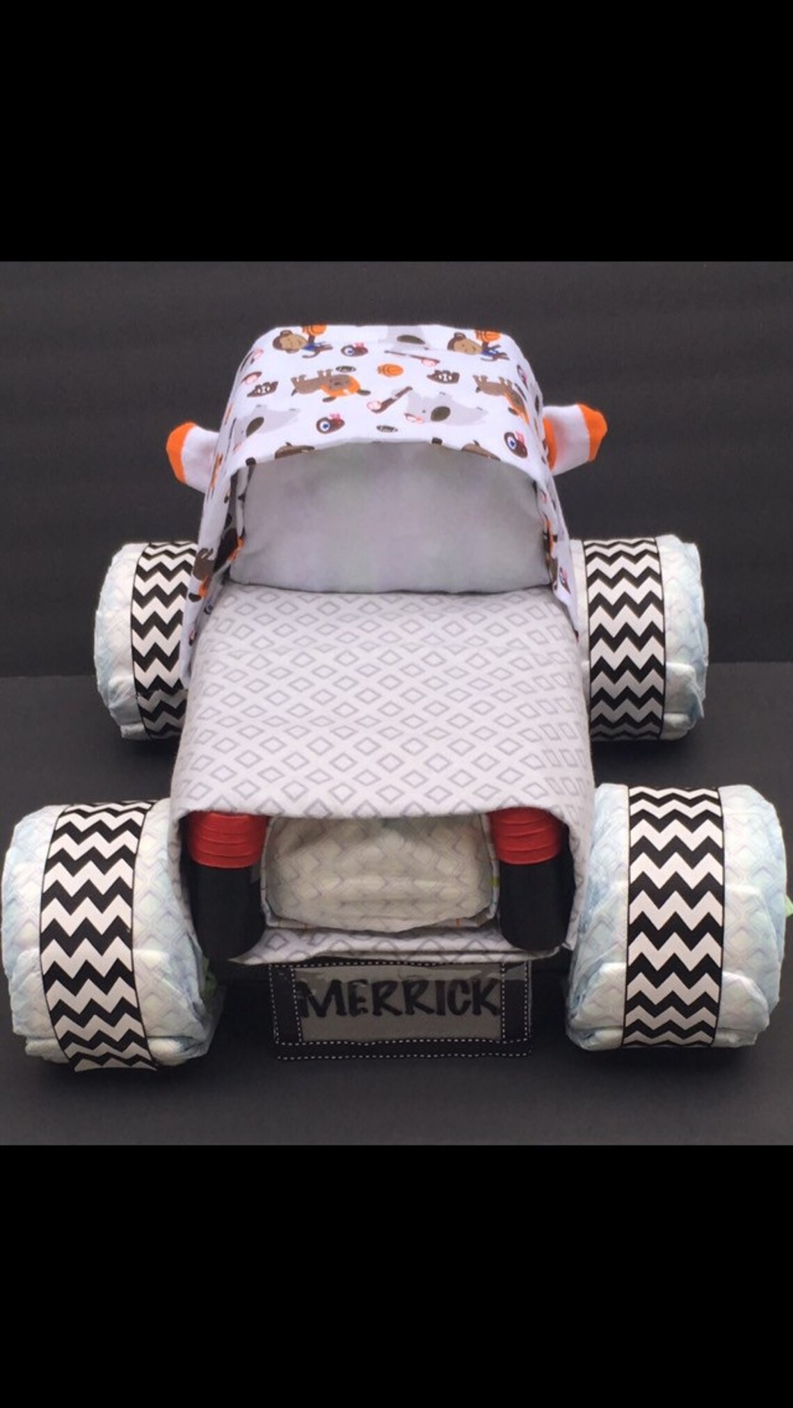 Truck baby shower Diaper truck truck diaper cake unique Etsy