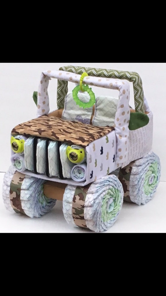 jeep diaper cake