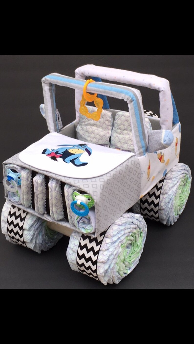 Jeep diaper cake winnie the pooh diaper jeep classic