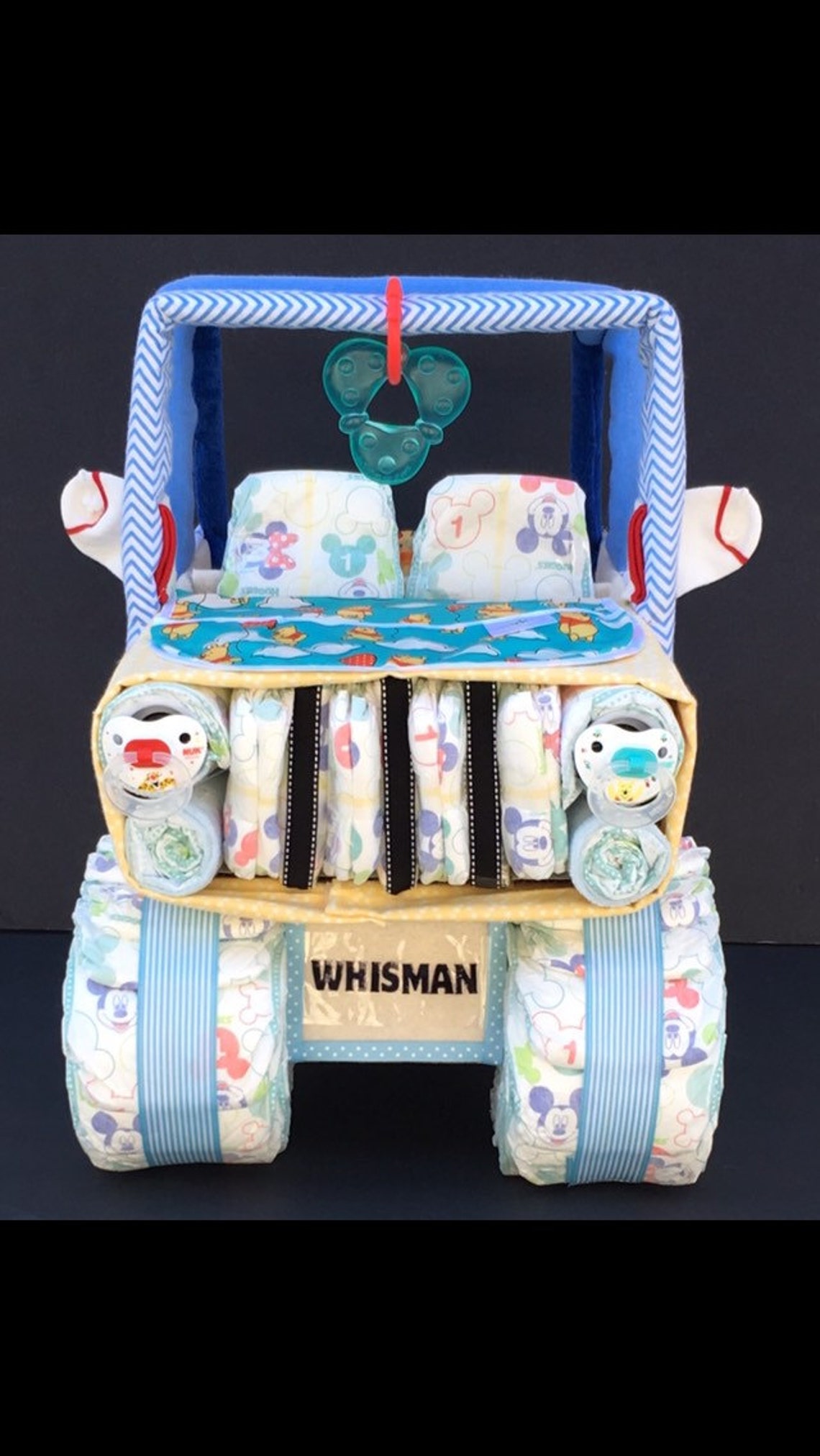 Jeep Diaper Cake Diaper Jeep Unique Baby Gift Diaper Cake Etsy