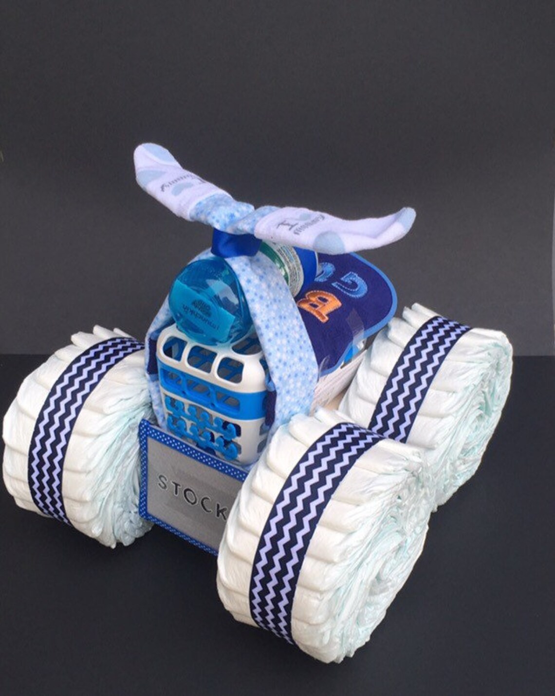 Unique Baby Boy Gift Diaper Cake Diaper Bike Baby Shower Etsy