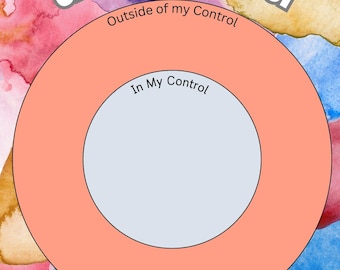 Children's Art Therapy: Circle of Control Worksheet