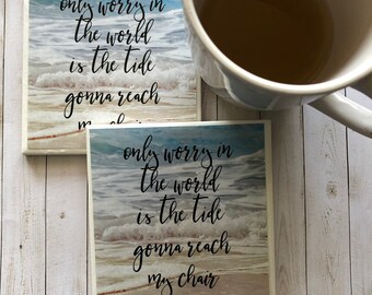 Beach Coasters Beach House Decor Beach Scenes Gifts For Etsy