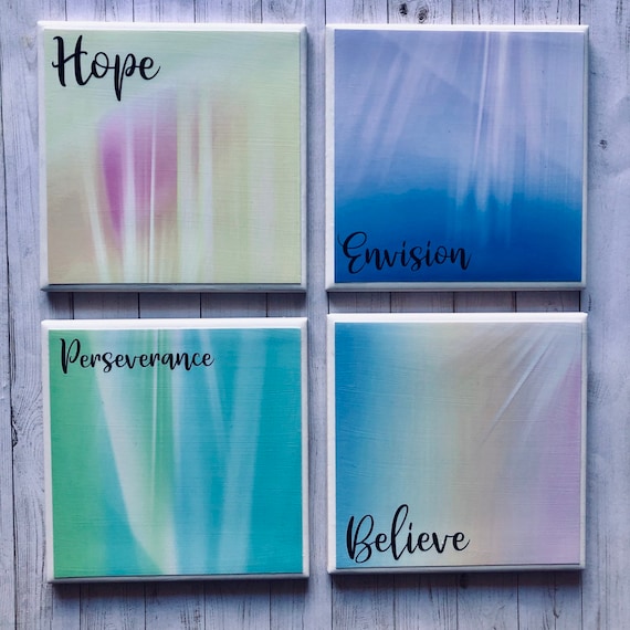 Lady Boss Rainbow Quote Drinks Mat Coaster