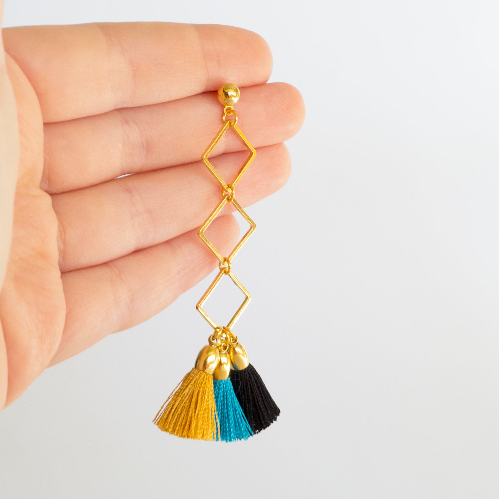 mini tassel earrings