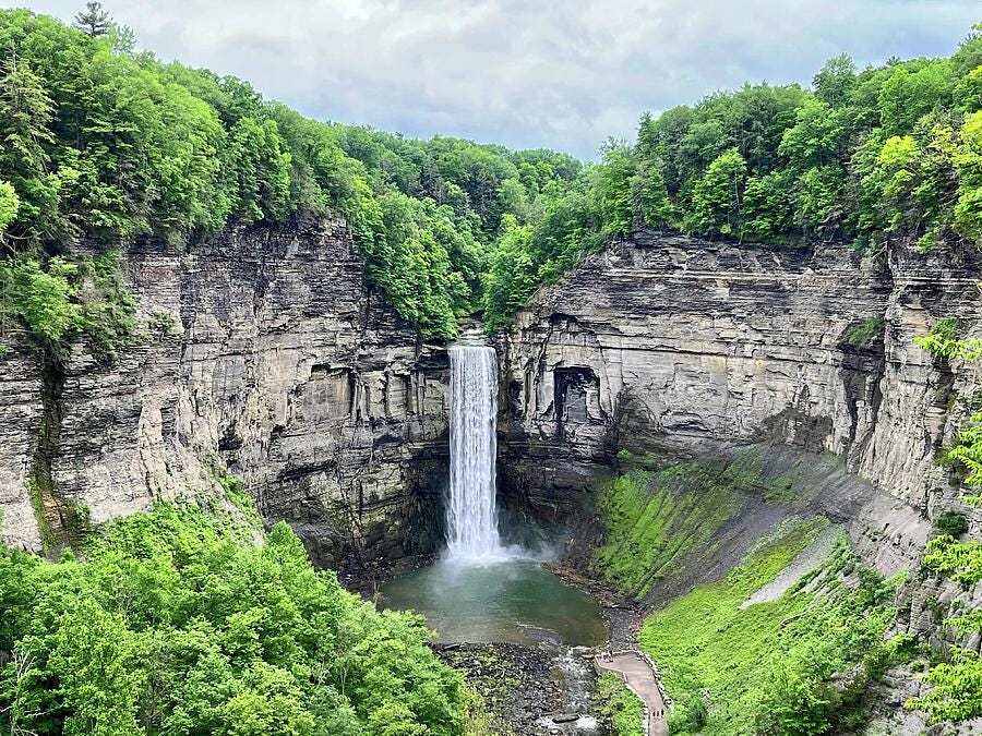 Taughannock Falls Waterfall Print: Scenic Landscape Photography