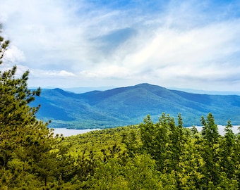 Adirondack Mountains Landscape Print: Fine Art Photography, Rustic Living Room Wall Decor