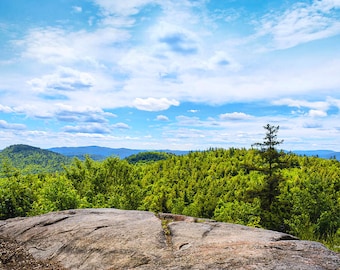 Adirondack Mountains Wall Art Print: Landscape Photography, Scenic Nature Photo, Cabin Wall Decor