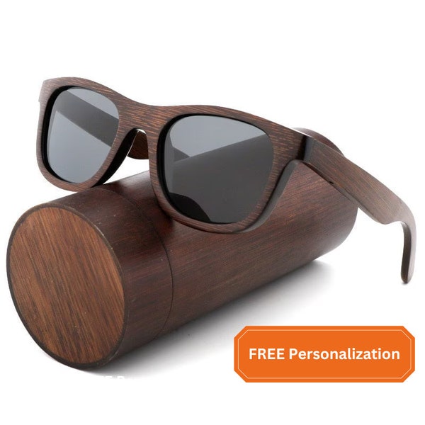 Wooden Sunglasses, Customise your lens and Choose your case or box style for your Wood sunglasses, Personalized Sunglasses