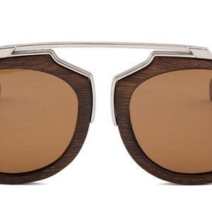 Luxury Custom Wooden Sunglasses, Choose lens colour and choose box style, Polarised lens Natural Wood sunglasses image 4