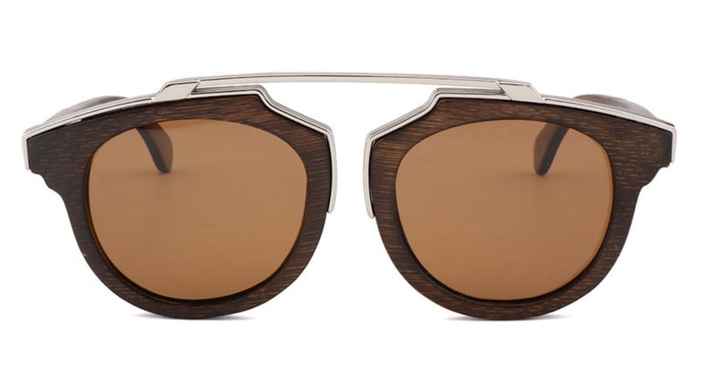 Luxury Custom Wooden Sunglasses, Choose lens colour and choose box style, Polarised lens Natural Wood sunglasses image 4