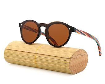 Wooden Surfer Sunglasses, Customise your lens and Choose your case or box style for your Wood sunglasses