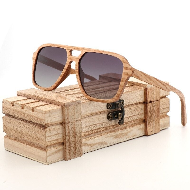 Cliff - Zebrawood | AARNI – Wooden Sunglasses with Carbon Fiber Core