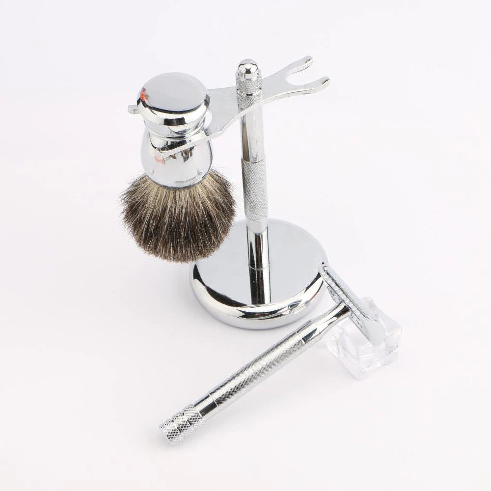 Luxury Safety Razor Shaving Kit Double Edge Razor&10 Etsy