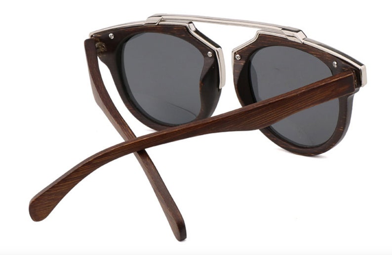 Luxury Custom Wooden Sunglasses, Choose lens colour and choose box style, Polarised lens Natural Wood sunglasses image 6