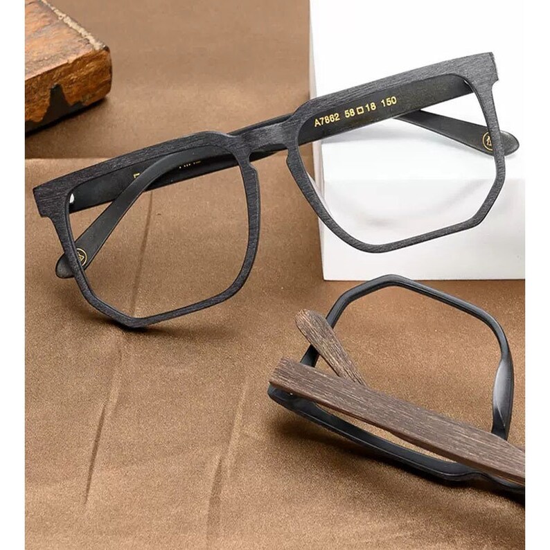 Custom Wood Prescription Glasses Frame for Men and Women Etsy