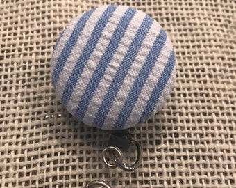 Seersucker retractable button badge reel!