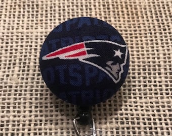 New England Patriots badge reel
