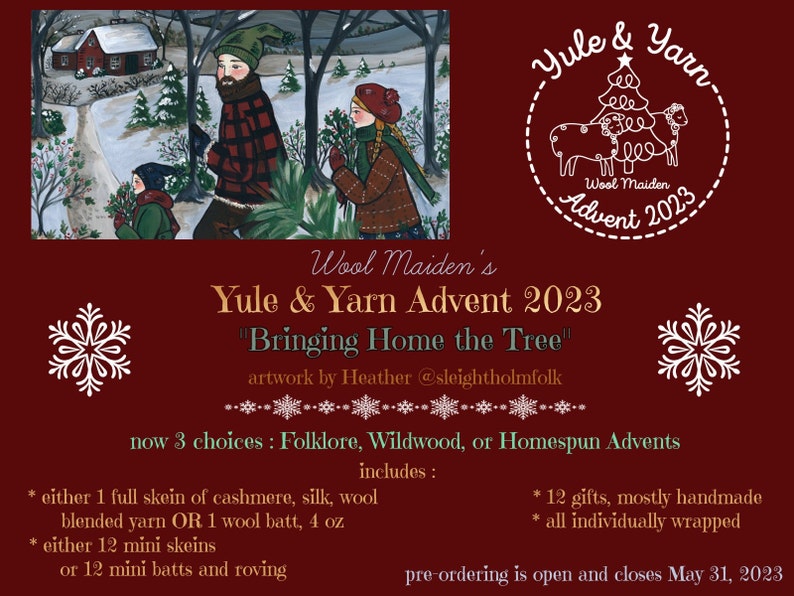Yule & Yarn Advent Calendar 2023 Etsy