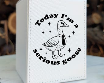 Bird "Serious Goose" MTG Deck Box - TCG Deck Box