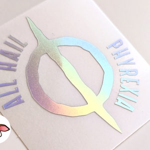MTG Phyrexia &quot;All Hail Phyrexia&quot; Holographic Decal